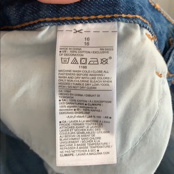 Old navy Girls jean shorts size: 16 - Picture 5 of 5